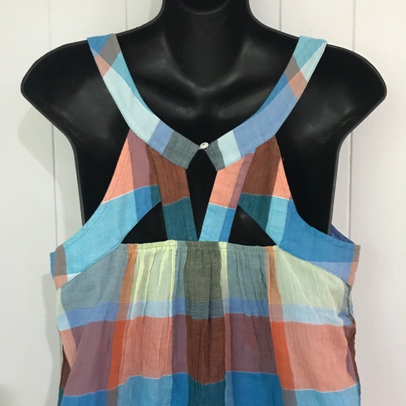 ANTHROPOLOGIE HD IN PARIS Plaid Top - Picture 4 of 7